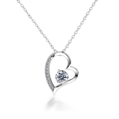 To My Beautiful Wife | Heart Necklace | Perfect Gift For Her