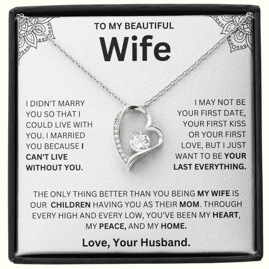 To My Wife – My Last Everything Necklace